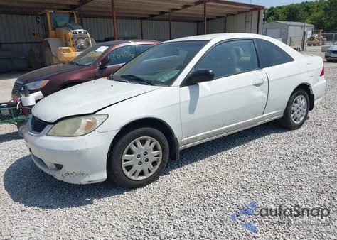 2005 Honda Civic Lx z USA, uszkodzony, nr VIN 1HGEM22695L070868